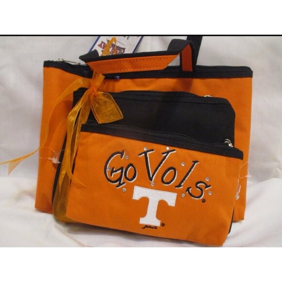 Tennessee Vols  Vintage 2004 Small Purse Makeup Bag And Change Purse - Picture 1 of 6